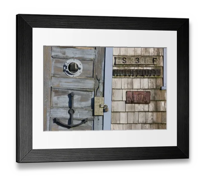 Framed Print : USA, Massachusetts, Cape Ann, Rockport. Fishing shack detail Framed Print : USA, Massachusetts, Cape Ann, Rockport. Fishing shack detail