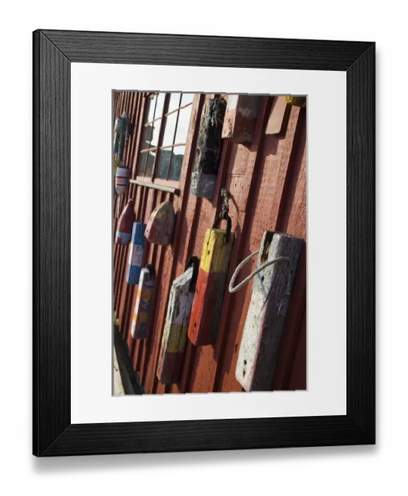 Framed Print : USA, Massachusetts, Cape Ann, Rockport. Rockport Harbor, Motif #1, detail