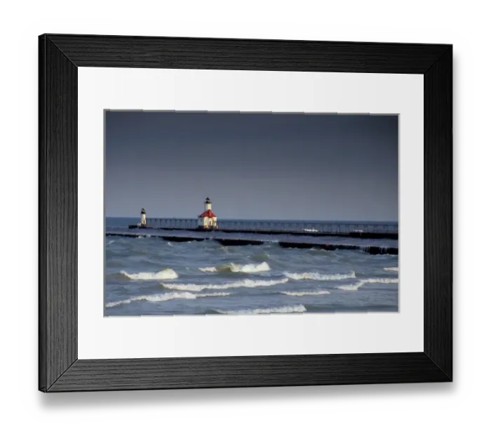 Framed Print : NA, USA, Michigan, Berrien County, St. Joseph lighthouse Framed Print : NA, USA, Michigan, Berrien County, St. Joseph lighthouse