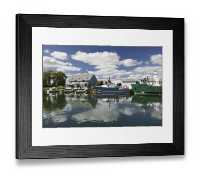 Framed Print : USA-Michigan-Lake Huron Shore: Cheboygan- Cheboygan Harbor Framed Print : USA-Michigan-Lake Huron Shore: Cheboygan- Cheboygan Harbor