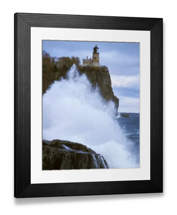 Framed Print : USA, Minnesota, Lake Superior, Two Harbors, Split Rock Lighthouse Framed Print : USA, Minnesota, Lake Superior, Two Harbors, Split Rock Lighthouse
