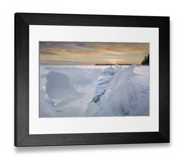 Framed Print : Pressure Ridge outside the Kabetogama Visitor Center, formed by the ice and snow conditions Framed Print : Pressure Ridge outside the Kabetogama Visitor Center, formed by the ice and snow conditions