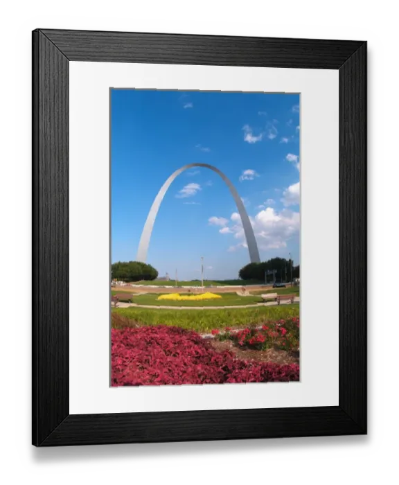 Framed Print : Famous Arch of St Louis Missouri