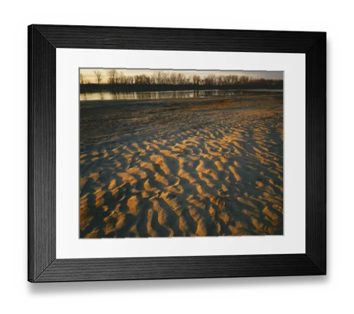 Framed Print : USA, Missouri, Pelican Island Natural Area, Missouri River