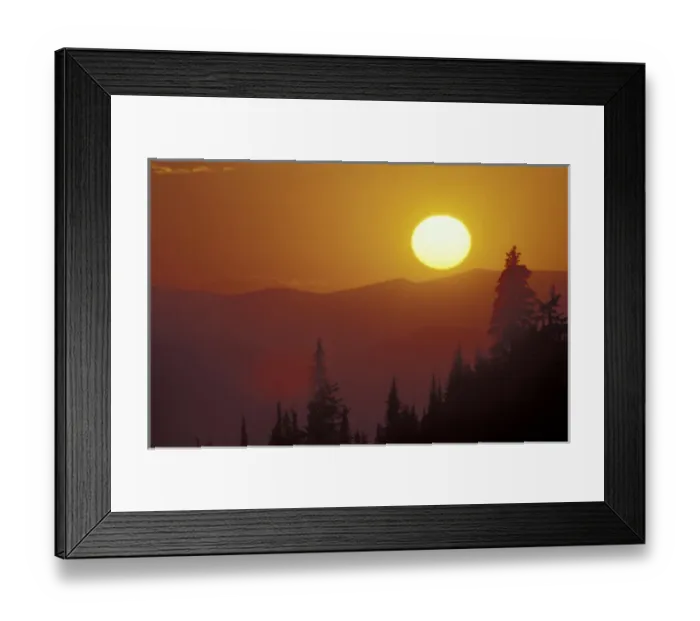 Framed Print : NA, USA, Montana, Glacier NP Sunset Framed Print : NA, USA, Montana, Glacier NP Sunset