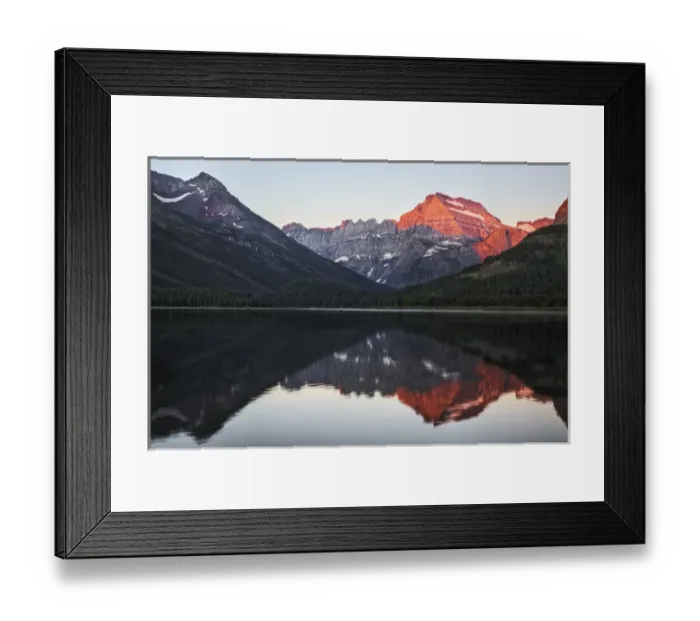 Framed Print : Swiftcurrent Lake and Grinnell Point, Glacier National Park, Montana Framed Print : Swiftcurrent Lake and Grinnell Point, Glacier National Park, Montana