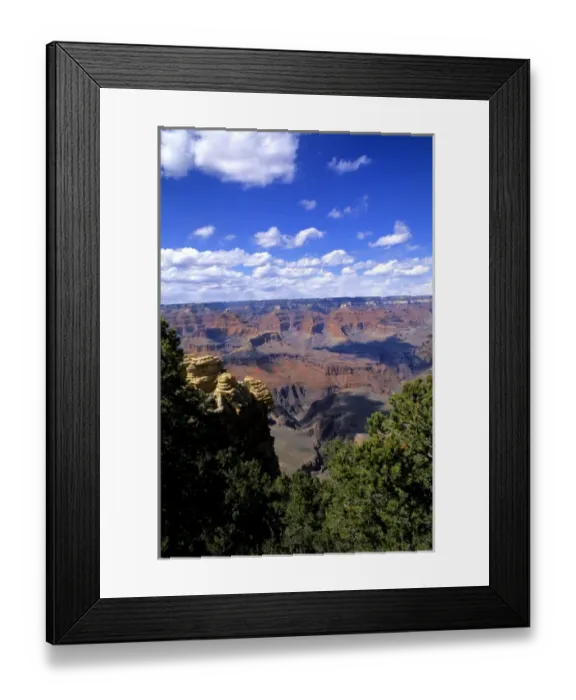 Framed Print : South Rim of Grand Canyon beautiful image in Arizona USA Framed Print : South Rim of Grand Canyon beautiful image in Arizona USA
