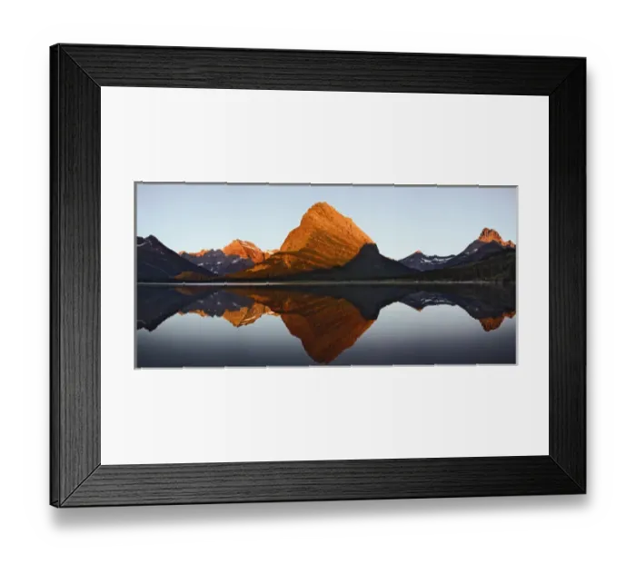Framed Print : Swiftcurrent Lake and Grinnell Point, Glacier National Park, Montana Framed Print : Swiftcurrent Lake and Grinnell Point, Glacier National Park, Montana