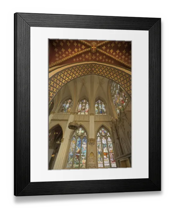 Framed Print : USA, Montana, Helena. Interior of Saint-Helena Cathedral. Credit as: Don Paulson Framed Print : USA, Montana, Helena. Interior of Saint-Helena Cathedral. Credit as: Don Paulson