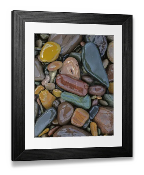 Framed Print : USA, Montana, Clark Fork River, Stones Framed Print : USA, Montana, Clark Fork River, Stones