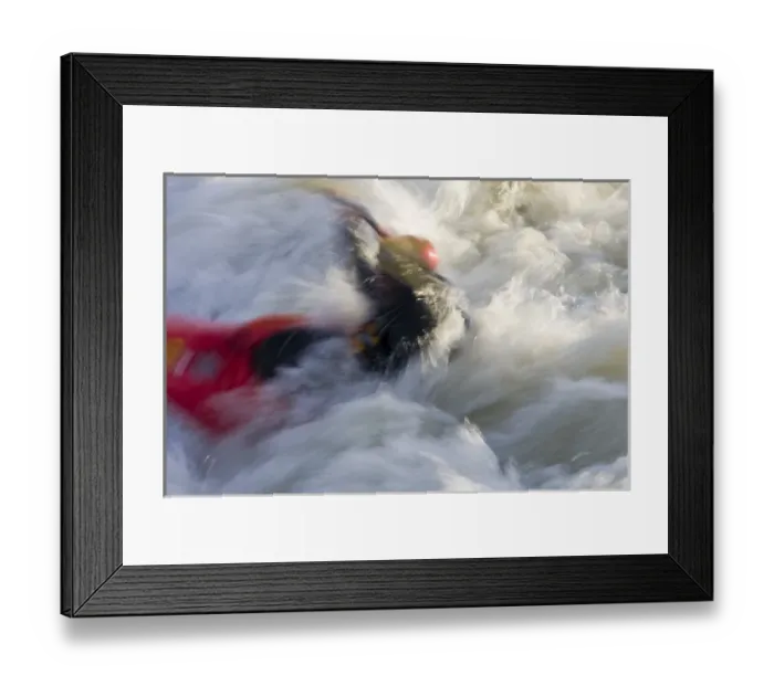 Framed Print : Kayakers in playboat kayaks in Brennans Wave surf in the Clark Fork River in Framed Print : Kayakers in playboat kayaks in Brennans Wave surf in the Clark Fork River in