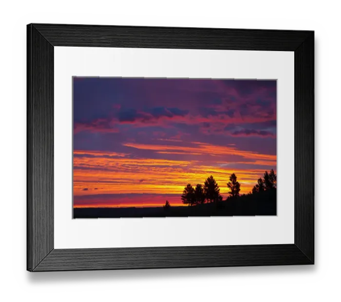 Framed Print : Sunrise skies light up near Ekalaka, Montana, USA Framed Print : Sunrise skies light up near Ekalaka, Montana, USA