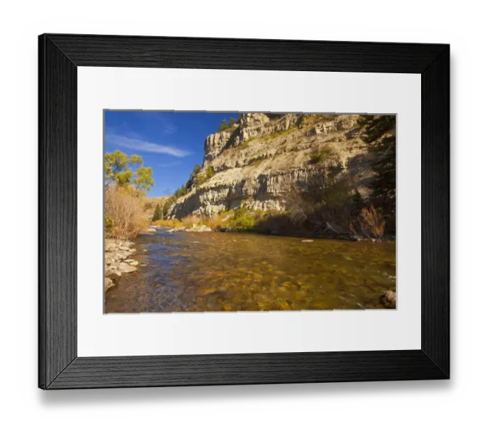 Framed Print : Belt Crek runs through Sluice Boxes State Park near Monarch, Montana, USA Framed Print : Belt Crek runs through Sluice Boxes State Park near Monarch, Montana, USA