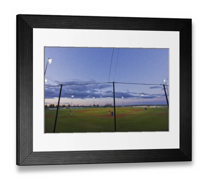 Framed Print : Little League baseball action in Havre, Montana, USA Framed Print : Little League baseball action in Havre, Montana, USA