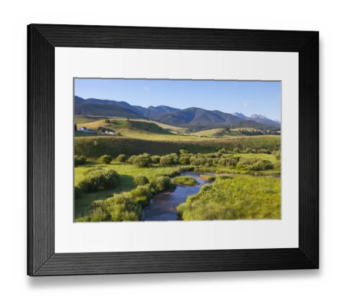 Framed Print : The Gallatin Mountain Range above Spanish Creek in the Gallatin National Forest near Bozeman Framed Print : The Gallatin Mountain Range above Spanish Creek in the Gallatin National Forest near Bozeman