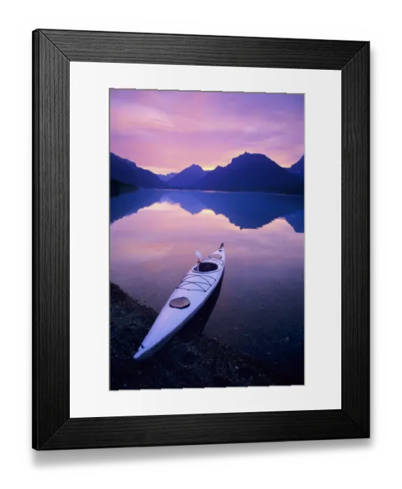 Framed Print : Sunrise colors over Lake McDonald in Glacier National Park, Montana Framed Print : Sunrise colors over Lake McDonald in Glacier National Park, Montana