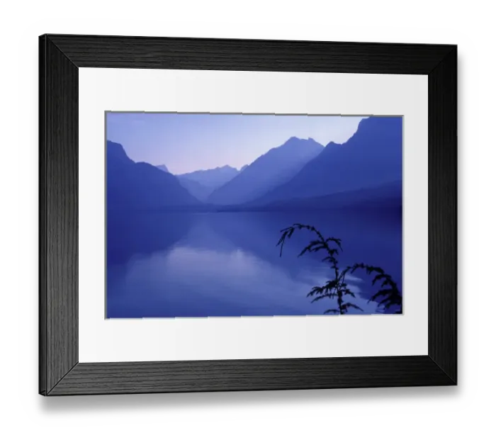 Framed Print : Night sets in as fog envelopes Lake McDonald, in Montanas Glacier National Park Framed Print : Night sets in as fog envelopes Lake McDonald, in Montanas Glacier National Park