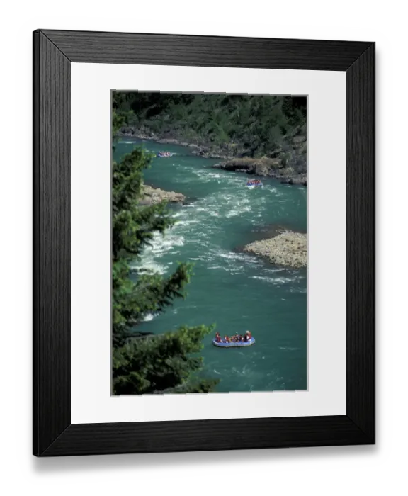 Framed Print : NA, USA, Montana, Glacier National Park. Rafters along the Middle Fork of the Flathead Framed Print : NA, USA, Montana, Glacier National Park. Rafters along the Middle Fork of the Flathead