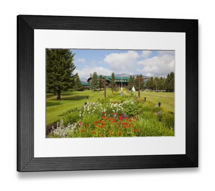 Framed Print : MT, East Glacier Park, gateway to Glacier National Park, Glacier Park Lodge Framed Print : MT, East Glacier Park, gateway to Glacier National Park, Glacier Park Lodge