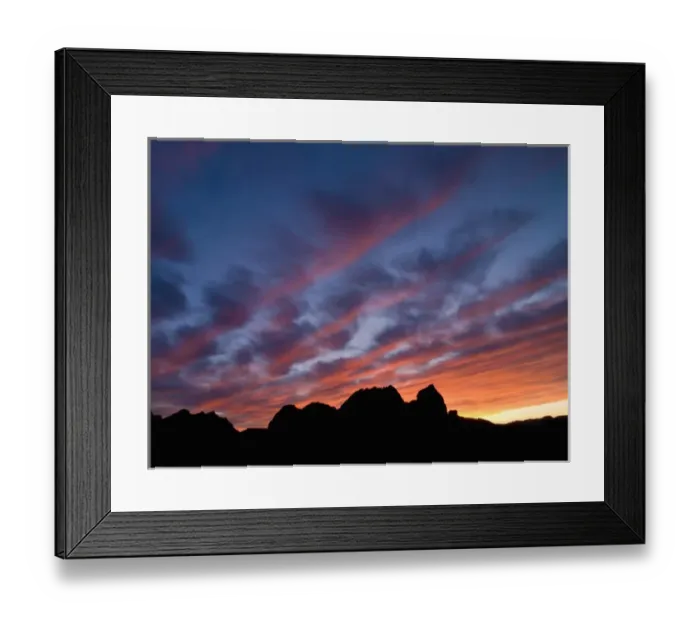 Framed Print : Lake Mead Recreation Area, Nevada, near Las Vegas; Mojave Desert