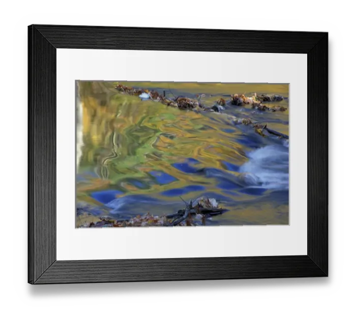 Framed Print : Fall reflections in the Lamprey River below Wadleigh Falls. Lee, NH Framed Print : Fall reflections in the Lamprey River below Wadleigh Falls. Lee, NH