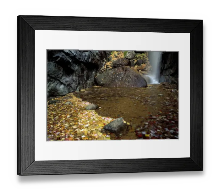 Framed Print : Fall Waterfalls Pitcher Falls in New Hampshires White Mountains near the Kancamagus Highway Framed Print : Fall Waterfalls Pitcher Falls in New Hampshires White Mountains near the Kancamagus Highway