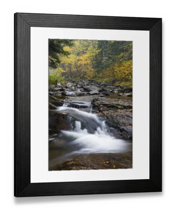 Framed Print : Fall along the East Branch of Indian Stream in Pittsburgh, New Hampshire Framed Print : Fall along the East Branch of Indian Stream in Pittsburgh, New Hampshire