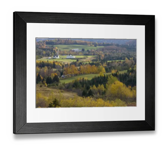 Framed Print : The view south from New Hampshire Route 145 in Clarksville, New Hampshire. Fall Framed Print : The view south from New Hampshire Route 145 in Clarksville, New Hampshire. Fall