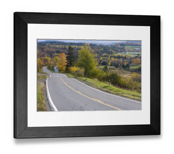 Framed Print : The view south from New Hampshire Route 145 in Clarksville, New Hampshire. Fall Framed Print : The view south from New Hampshire Route 145 in Clarksville, New Hampshire. Fall