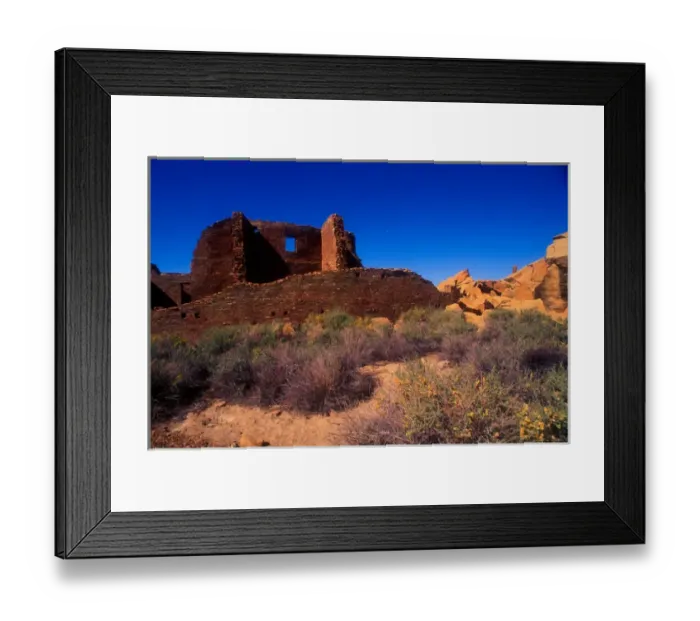 Framed Print : New Mexico: Chaco Culture National Historic Park, Anasazi Pueblo Bonito ruin Framed Print : New Mexico: Chaco Culture National Historic Park, Anasazi Pueblo Bonito ruin