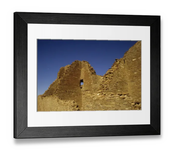 Framed Print : New Mexico: Chaco Culture National Historic park, Anasazi Pueblo Bonito ruins Framed Print : New Mexico: Chaco Culture National Historic park, Anasazi Pueblo Bonito ruins