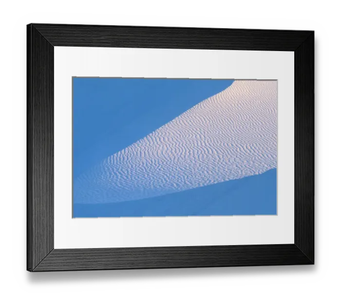 Framed Print : NA, USA, New Mexico, White Sands National Monument. Gypsum Dunes