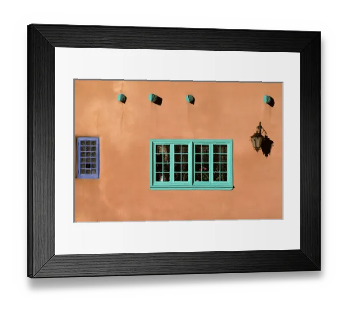 Framed Print : House, territorial architecture, Taos, New Mexico, USA Framed Print : House, territorial architecture, Taos, New Mexico, USA