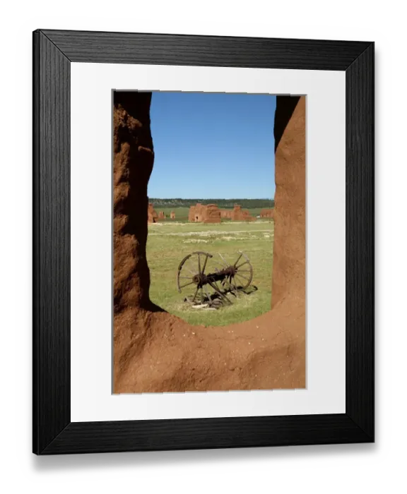 Framed Print : Fort Union, New Mexico, United States. National monument, Ft. Union was the largest Framed Print : Fort Union, New Mexico, United States. National monument, Ft. Union was the largest