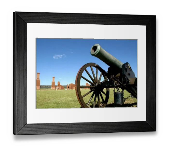 Framed Print : Fort Union, New Mexico, United States. National monument, Ft. Union was the largest
