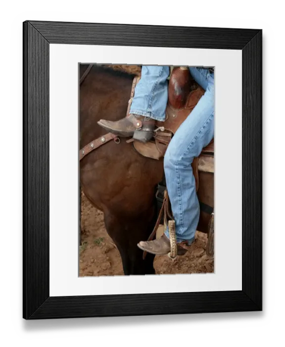 Framed Print : Gallup, New Mexico, United States. Annual Gallup Intertribal Ceremonies. Indian cowboy