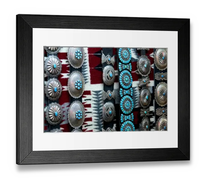 Framed Print : Gallup, New Mexico, United States. Richardsons trading post. Native American jewelry Framed Print : Gallup, New Mexico, United States. Richardsons trading post. Native American jewelry