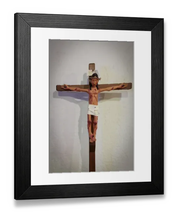 Framed Print : Laguna Pueblo, New Mexico, United States. San Jose Mission church. Carving of a Framed Print : Laguna Pueblo, New Mexico, United States. San Jose Mission church. Carving of a