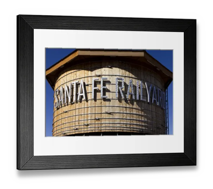 Framed Print : Santa Fe, New Mexico, United States. Railyard district Framed Print : Santa Fe, New Mexico, United States. Railyard district