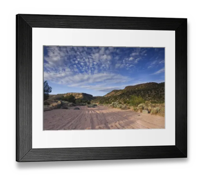 Framed Print : Santa Fe, New Mexico, United States. Diablo Canyon Framed Print : Santa Fe, New Mexico, United States. Diablo Canyon