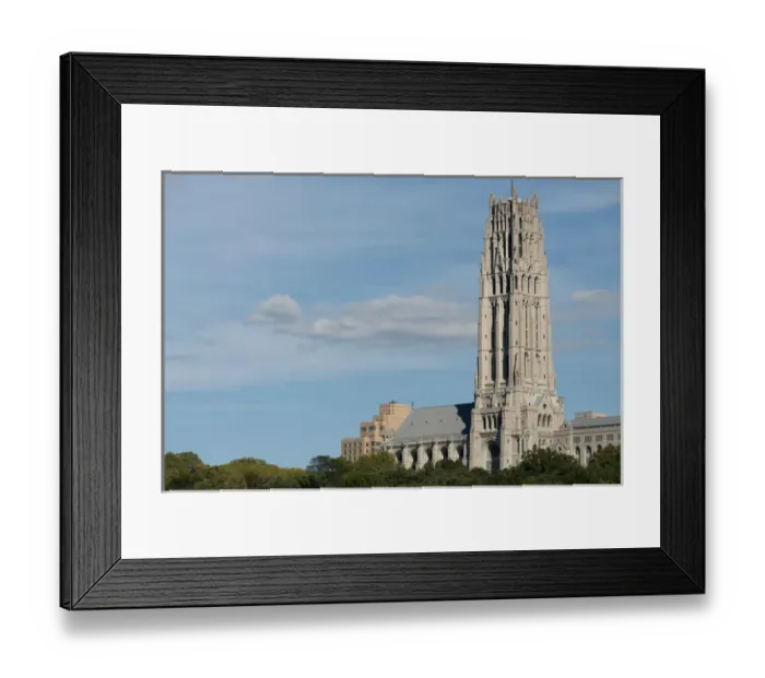 Framed Print : New York, New York. Historic Riverside Church, c. 1930, Neo-Gothic architecture Framed Print : New York, New York. Historic Riverside Church, c. 1930, Neo-Gothic architecture