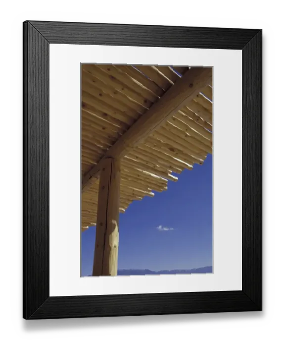 Framed Print : NA, USA, New Mexico, Petroglyph NM Visitor Center Southwestern latillas on vigas Framed Print : NA, USA, New Mexico, Petroglyph NM Visitor Center Southwestern latillas on vigas