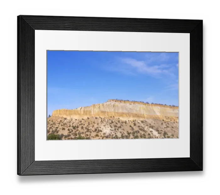 Framed Print : Los Alamos Gorge, Los Alamos, NM, USA