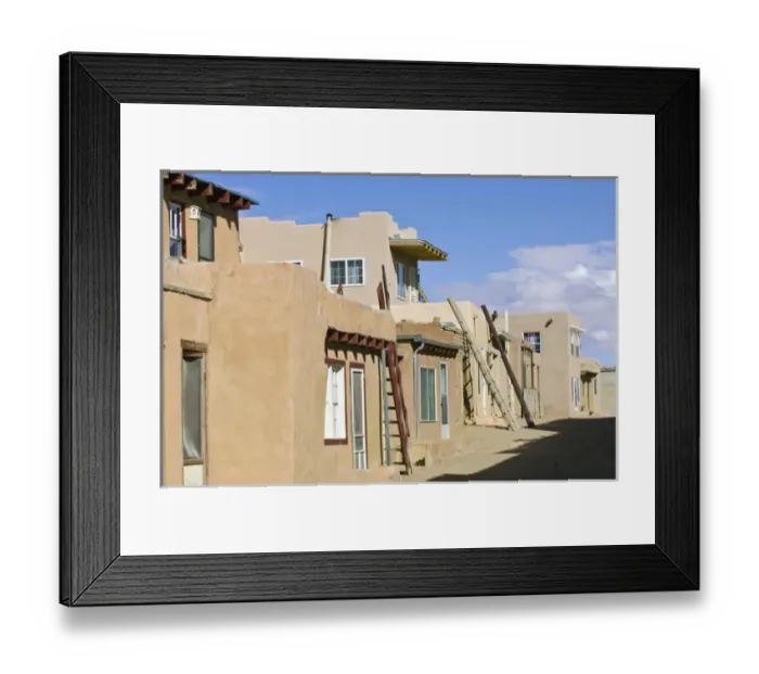 Framed Print : USA, NM, Acoma Pueblo, Sky City Village