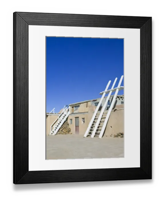Framed Print : USA, NM, Acoma Pueblo, Sky City Village
