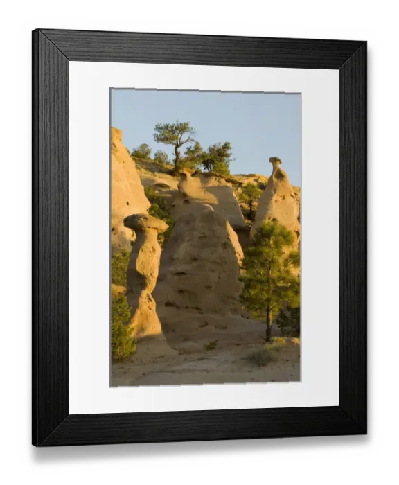 Framed Print : USA, NM, Church Rock. Unique land formations eroded over years in volcanic pumice Framed Print : USA, NM, Church Rock. Unique land formations eroded over years in volcanic pumice