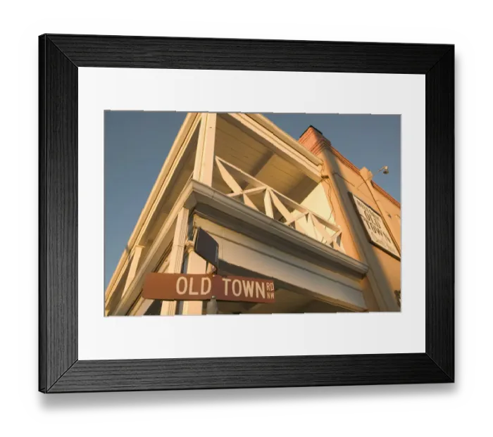 Framed Print : USA-NEW MEXICO-Albuquerque: Old Town Albuquerque Historic Old Town Sign Framed Print : USA-NEW MEXICO-Albuquerque: Old Town Albuquerque Historic Old Town Sign