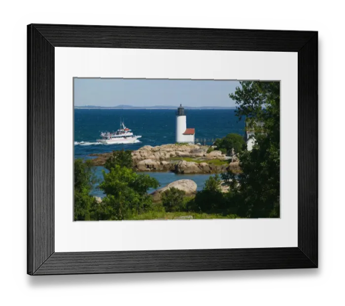 Framed Print : USA-Massachusetts-Cape Ann-Gloucester: Annisquam Lighthouse / Morning Framed Print : USA-Massachusetts-Cape Ann-Gloucester: Annisquam Lighthouse / Morning