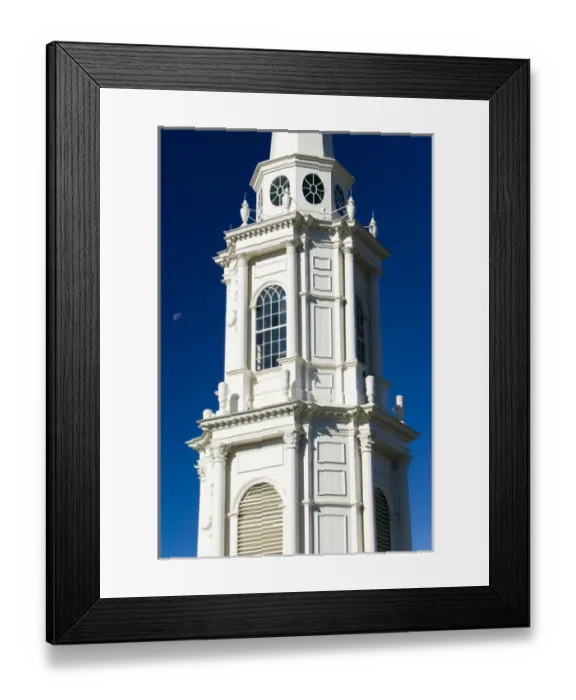 Framed Print : USA-Massachusetts-Boston: Park Street Church  /  Morning