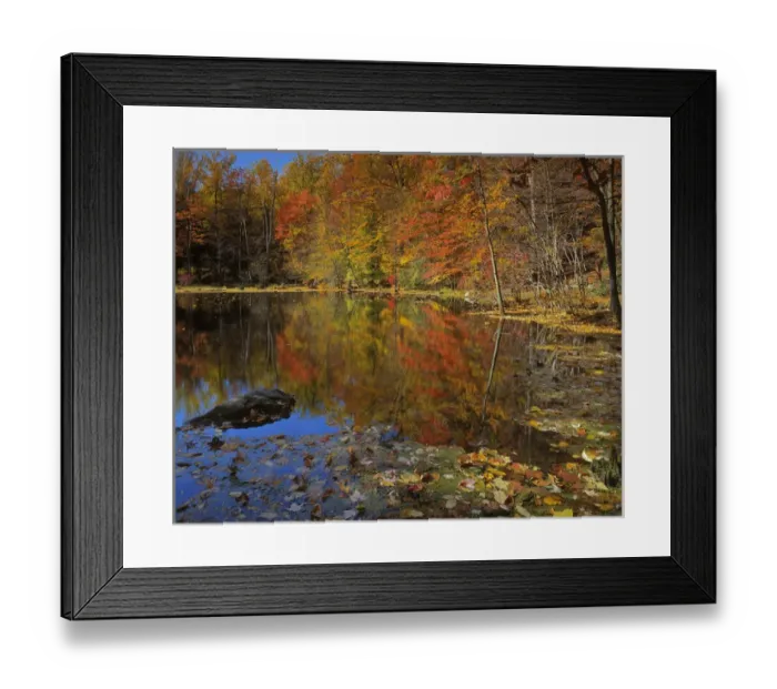 Framed Print : USA, New York, Adirondack Mountains, Autumn Pond, Putnam County Framed Print : USA, New York, Adirondack Mountains, Autumn Pond, Putnam County